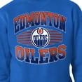 thumbnail image 3 of Men's Starter Royal Edmonton Oilers Team Grit Graphic Fleece Pullover Sweatshirt, 3 of 3