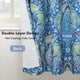 thumbnail image 2 of Cortinas DriftAway con estampado de pavo real, 132 x 160 cm, 80% opacas, 2 of 8