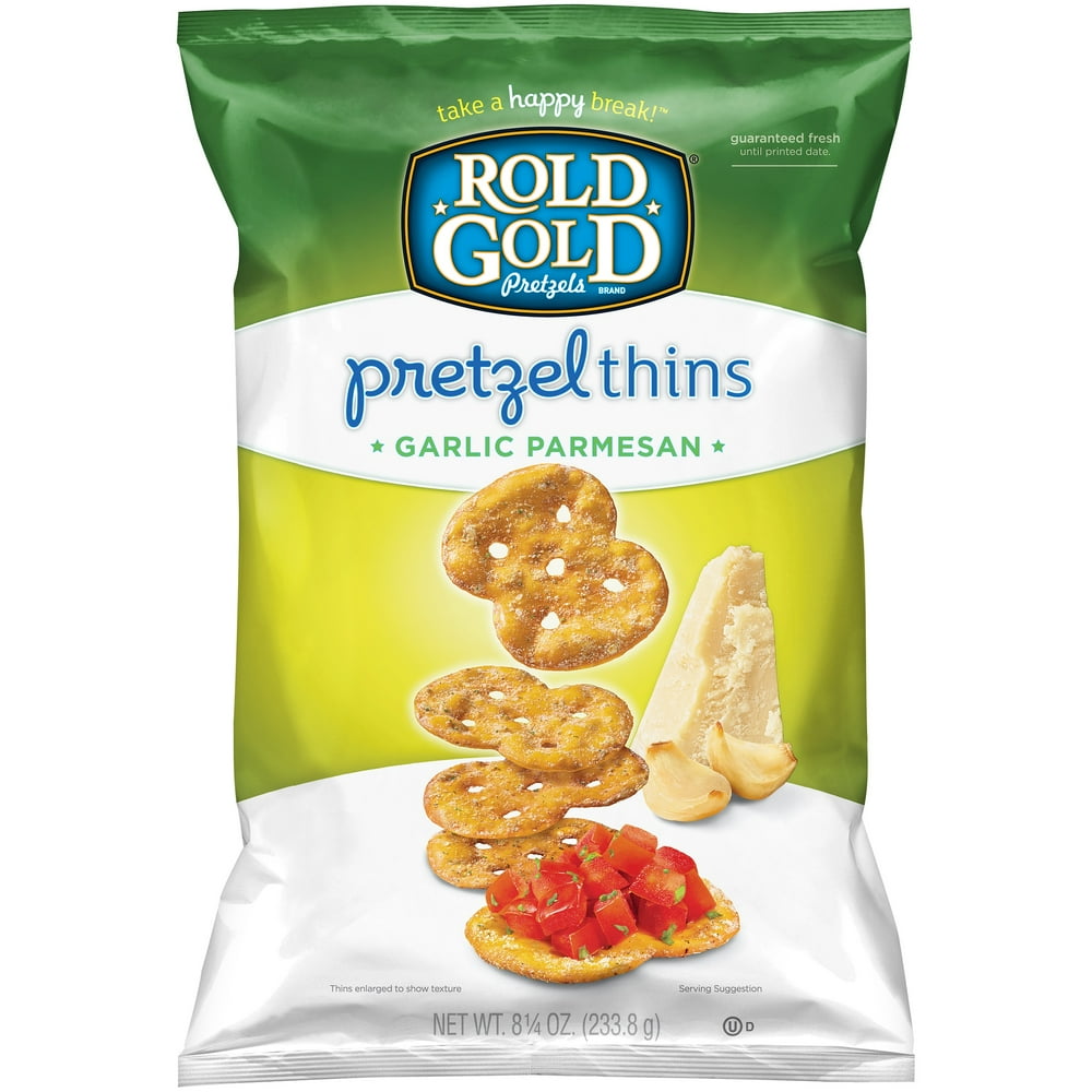 Rold Gold Garlic Parmesan Pretzel Thins, 8.25 Oz.