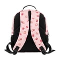 thumbnail image 2 of HUIACONG 13.5 Inch Pink Strawberry Axolotl Kids School Backpack Lightweight Water Resistant Bookbag with Adjustable Breathable Padded Straps Multi Pockets for Girls Aged 3-10 School Travel Use, 2 of 7