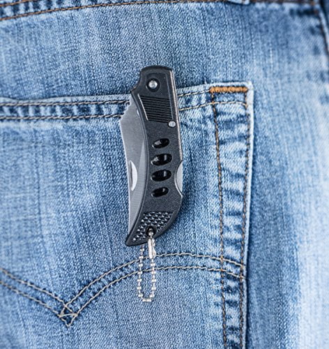SE Assorted Color Mini Pocket Knives with Keychains (36-Pack) - KVS2101-36