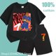 thumbnail image 2 of 2024 Tendencia de verano caliente Camiseta con estampado de letras Messi para niños Conjuntos de algodón 100 % Moda para niños Conjuntos de manga corta con cuello redondo para niñas Ropa, 2 of 5