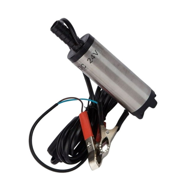 Wosthever Bomba sumergible, bombas de 12v, bomba de agua de plástico portátil, herramientas de piscicultura resistentes al desgaste, buen sellado para Jardín y Patio Gris Wosthever HA024432-01