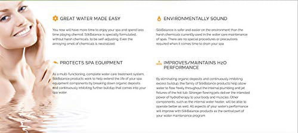 Silk Balance Natural Hot Tub Solution 76 oz