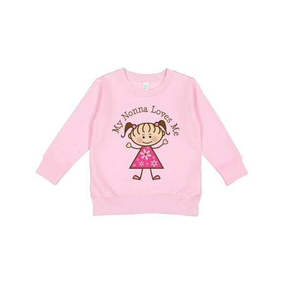 Inktastic My Nonna Loves Me Toddler Sweatshirt