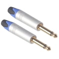 thumbnail image 3 of Conector de sonido perfke 2 uds 1/4 pulgadas Enchufe estéreo soldado, 3 of 9
