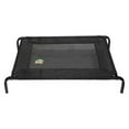 Go Pet Club Dog Raised Ground Elevated Cooling Pet Cot Bed, Black for