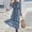 Dress-626Blue, variant on Wrap Dress for Women Flowy Loose Fit Short Sleeve Deep V-Neck Maxi Dresses Striped Casual Dresses Vintage Summer Beach Vacation