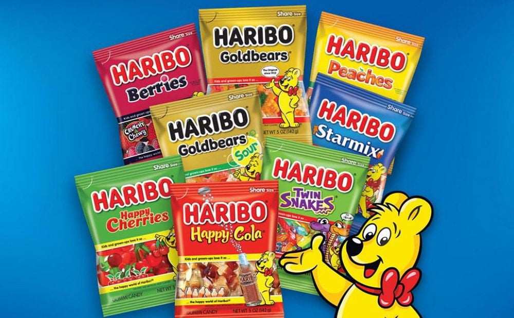 Haribo Tangfastics Sweet and Sour Gummy Candy 160g (Pack of 12)