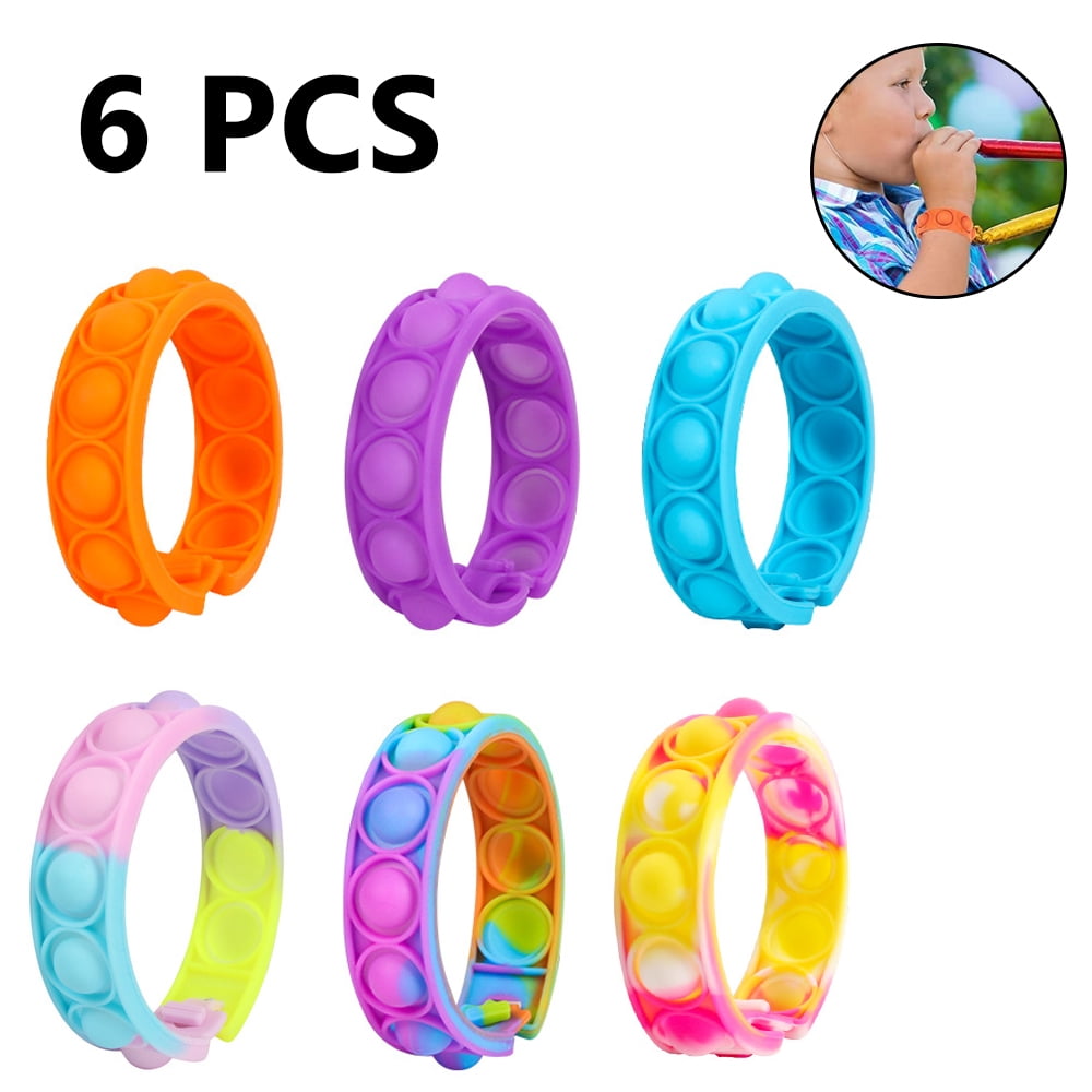 Stress Relief Wristband Fidget Toys 2 Pcs Wearable Push Pop Bubble Sensory Fidget Hand Finger Press Silicone Bracelet Toy for Kids Anxiety Autism Portable Simple Dimple Sensory Fidget Bracelet Stress Relief Wristband Fidget Toys 2 Pcs Wearable Push Pop Bubble Sensory Fidget Hand Finger Press Silicone Bracelet Toy for Kids Anxiety Autism Portable Simple Dimple Sensory Fidget Bracelet