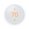 thumbnail image 2 of Termostato E Inteligente, ahorrador de energia, Google Nest, color blanco, 2 of 3