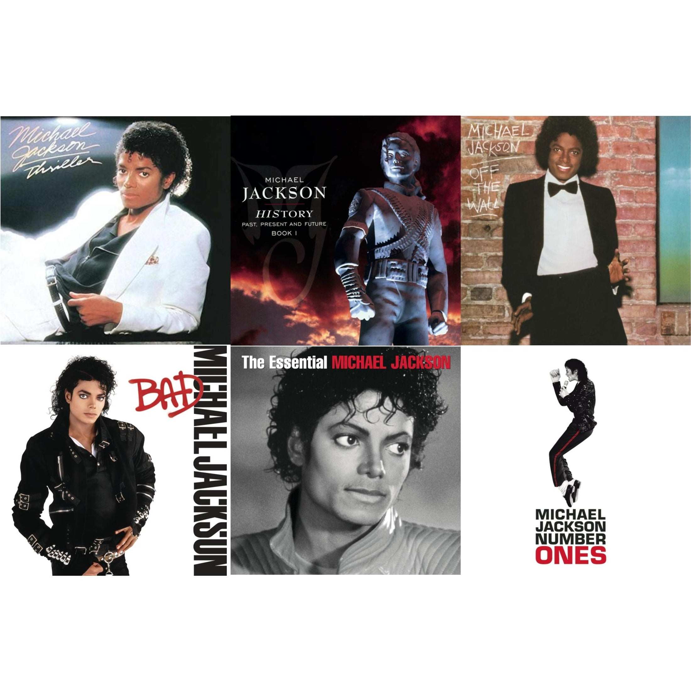 Bad & Essential Michael Jackson & Dangerous & Thriller (40Th