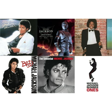 Thriller & History: Past Present & Future Book 1 & Off The Wall & Bad & Essential Michael Jackson & Number Ones [CD Bundle]