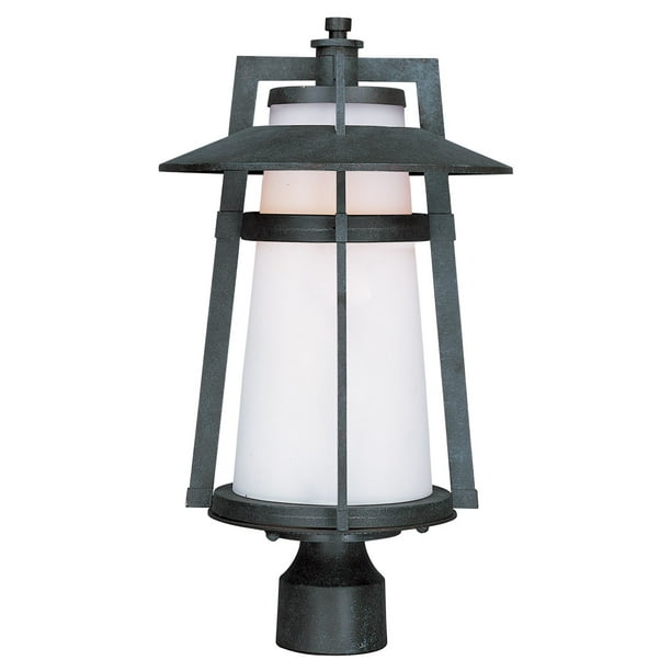 Outdoor Post Light Bulb Fixture 1 Light Bulb Fixture With Adobe Finish