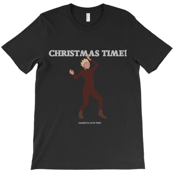 Christmas Time Funny Holiday Season Graphic H39639 T-Shirt, for Men and Women, Up to Size 5XL