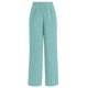 thumbnail image 4 of Pantalones boho palazzo de mujer, cintura alta, pierna ancha, estampado floral, estilo informal de verano con bolsillos, tallas S-XXL, 4 of 5