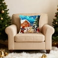 thumbnail image 6 of SLYNSHome Christmas Pillow Covers 18x18 inch,Christmas Decoratived Pillow Case Tree,Snowman,Snowflakes,Deer,Santa Cushion Case for Sofa Indoor Outdoor Decor, 6 of 6