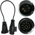 thumbnail image 5 of Kit de cables para conexión de enchufe y toma de barra de tracción, conector de remolque universal, adaptador de arnés de remolque de 12 V y 7 a 13 pines, 5 of 5