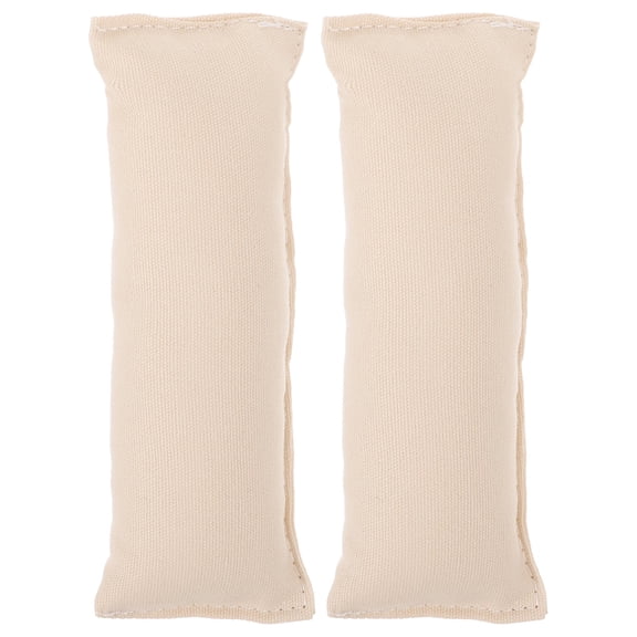 ELAYARD 2-Pack White Ergonomic Computer Mat with Comfortable Cushion for Wrist and Arm Support on Office Desk