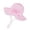 Pink, variant on Beautiful Baby Sun Hat 0-6 Months - Adjustable Toddler Hat with UPF 50+ Sun Protection - Cute Kids Bucket Hat for Beach