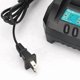 thumbnail image 5 of Nueva Carga Nica MT Rápida Charger Es la Herramienta Eléctrica For Makita Adecuada 14.4-18V Batería de Litio Paquete US-Plug Abs Negro 1 Pieza, 5 of 6