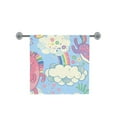 thumbnail image 2 of MKHERT Unicorn With Rainbow Bath Towel Shower Towel Wash Cloth Face Towels 16x28 Inches, 2 of 3