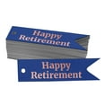 thumbnail image 1 of Inkdotpot Happy Retirement Bottle Tag Real Rose Gold Foil Favor Hang Tags Pack Of 50, 1 of 1