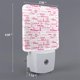 thumbnail image 2 of Fotbe Breast Cancer Ribbons Awareness Luz Nocturna LED, Luz de Noche con Sensor de Luz Natural de Anochecer a Amanecer, Se Enchufa a la Pared, Blanco Cálido 0.5W-US, 2 of 7