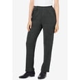 thumbnail image 2 of Roaman's Women's Plus Size Soft Knit Relaxed Pull-On Straight Leg Pant, 2 of 6