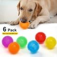 thumbnail image 5 of 3.5” Squeaky Dog Toy Balls (6 Colors) Puppy Chew Toys for Teething, BPA Free Non-Toxic, Spikey Dog Balls for Medium, Large & Small Dogs, Durable Toys for Aggressive Chewers, 5 of 7