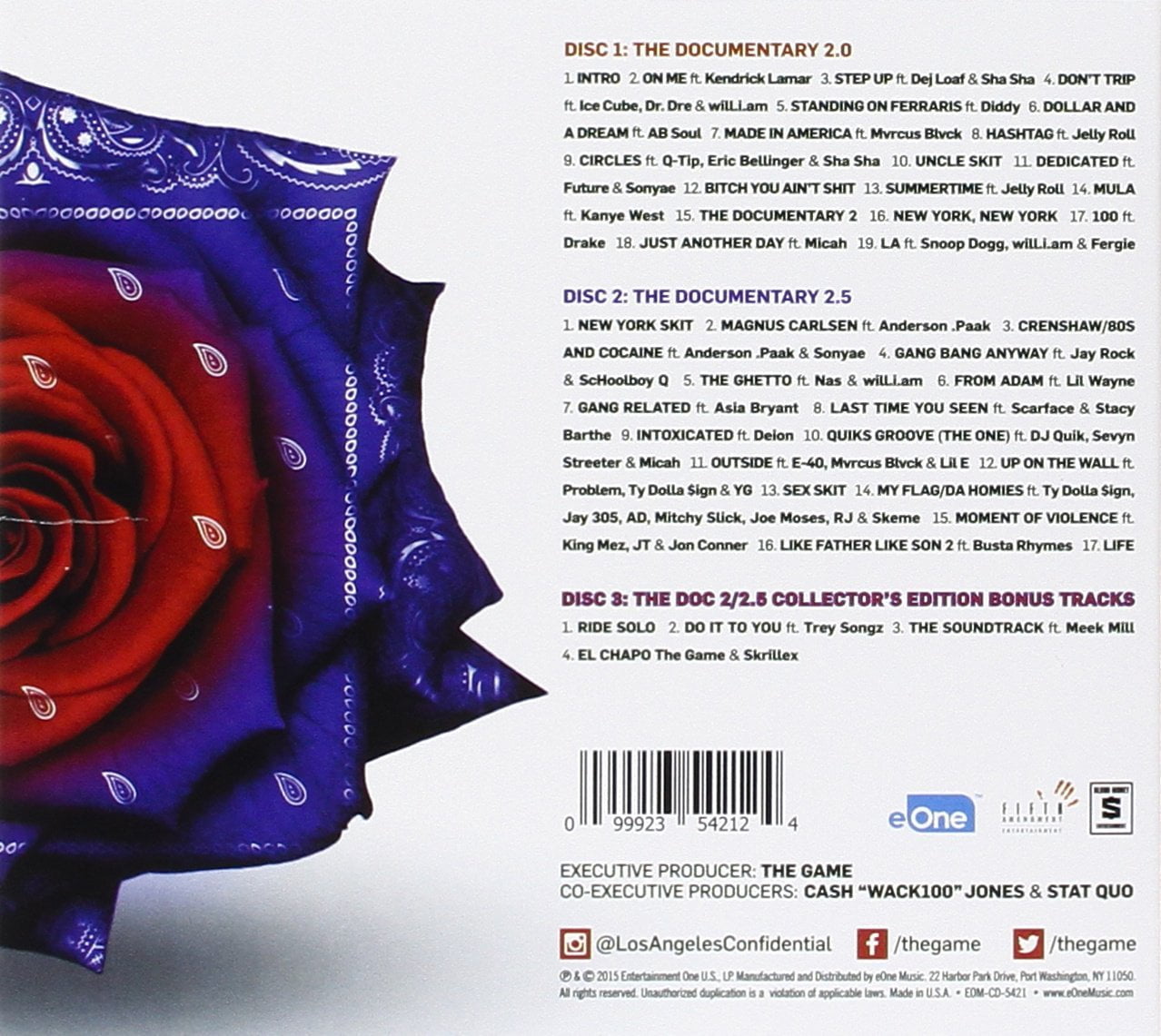 The Game - THE DOC 2/2.5 COLLECTOR'S EDITION - Music & Performance