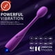 thumbnail image 2 of 1pc IPX7 Waterproof G-Spot Vibrator for Clitoris, Nipples, and Vagina - Finger Shaped Massager with Luminous Tail for Adult Female Sex Toys, 2 of 4