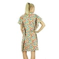 thumbnail image 5 of Bimba Women Floral Printed Cotton Kaftan Dress Short Tunic Beach Caftan, 5 of 5