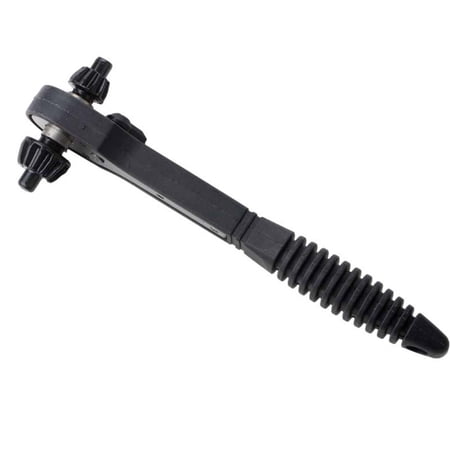 2 In 1 Drill Chuck Ratchet Wrench Hand Tool With Double Head Design 12.8mm And 17.2mm Steel Construction Non Slip Handle