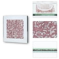 thumbnail image 3 of Coasters for Drinks Coffee Tea Cup Pads Table Mat with Coaster Holder for Home,Office,Kitchen,Bar,Bling Crystal Luxury Handmade Diamond (Square Pink), 3 of 7