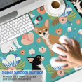 thumbnail image 2 of Long Mouse Pads for Desk,Chihuahua and Flower Florals Desk Mats on Top Of Desks, Desk Mouse Pad Extra Large with 3mm Non-Slip Base and Stitched Edge for Gaming,Office,Work,Home 47.3"x23.6", 2 of 6