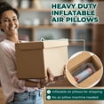thumbnail image 3 of Innovative Haus 330 Count 4x8 Inflatable Air Pillows for Shipping to Fill Void in Package - Hand Pump Included. Packing Filler for Shipping. Packaging Air Bags - Great Purse Stuffers for Shape, 3 of 7