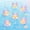 Sky Blue, variant on Manfei 3D Print Axolotl Shower Curtain 72Wx72L,Animals Pattern Bathroom Curtain