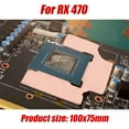 thumbnail image 3 of GPU RAM Copper Heat Sink For Miner RTX 3060 3070 3080 3090 / RX 580 5600 5700 GPU Cooling Down 15-40 Degree Thermal Pad Heatsink 0.5 Thickness, 3 of 6