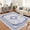 Blue, variant on 9x12 Vintage Area Rug Washable Non Slip Soft Living Room Rusty Red