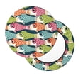 thumbnail image 2 of Logiee Lantern Koi Fish Print Stool Covers Round,Bar Stool Covers,Watedrproof Stool Slipcover with Elastic,Stool Cushion,Round Bar Stool Seat Covers for Bar Round Chair-12 inch, 2 of 7