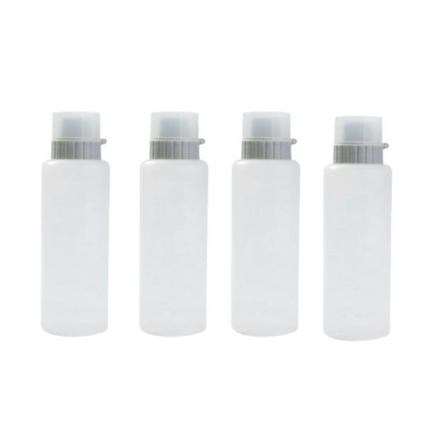 Botella Exprimible con 5 Agujeros para Condimentos, para Cocina, Ketchup, Mostaza, Mayonesa, Dispensador de Miel, Recipiente para Almacenar Salsas B
