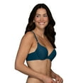 thumbnail image 3 of Women's Vanity Fair 2131101 Ego Boost Jacquard Push Up Bra (Blue Harbor Jacquard 36B), 3 of 5