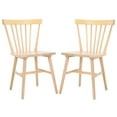 thumbnail image 3 of Safavieh Winona Traditional Wood Dining Side Chairs, White Washed (Set of 2), 3 of 8