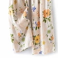 thumbnail image 5 of DeHolifer Pants for Women Cotton Floral Printed Elastic Casual Wide Leg Summer Full Length Pants with Pocket Multicolor Free Size, 5 of 5