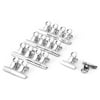 School Office Metal Spring Loaded Bill File Paper Binder Clips Clamps 16pcs