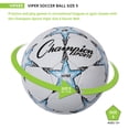 thumbnail image 3 of Balón de fútbol Champion Sports Viper, tamaño 5, TPU suave al tacto, 3 of 8