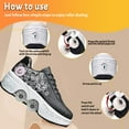 thumbnail image 3 of Roller Skate Shoes for Boys, Rollerskates and Sneakers 2-in-1 for Indoor Outdoor,Shoe with Retractable Wheels - Birthday Christmas, 3 of 7