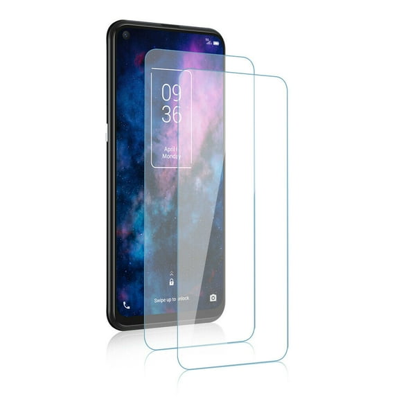 FIEWESEY Compatible for TCL 10 5G Tempered Glass Screen Protector, Tempered Glass 9H Hardness Anti-Scratch Clear Screen Protector Film for TCL 10 5G(2 Pack)