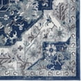 thumbnail image 4 of Luxe Weavers Floral Medallion Boho Dark Blue 8x10 Area Rug, Living Room Carpet, 4 of 7